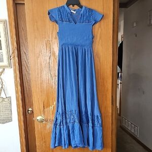 Mia Joy Blue Dress Girls Size 12